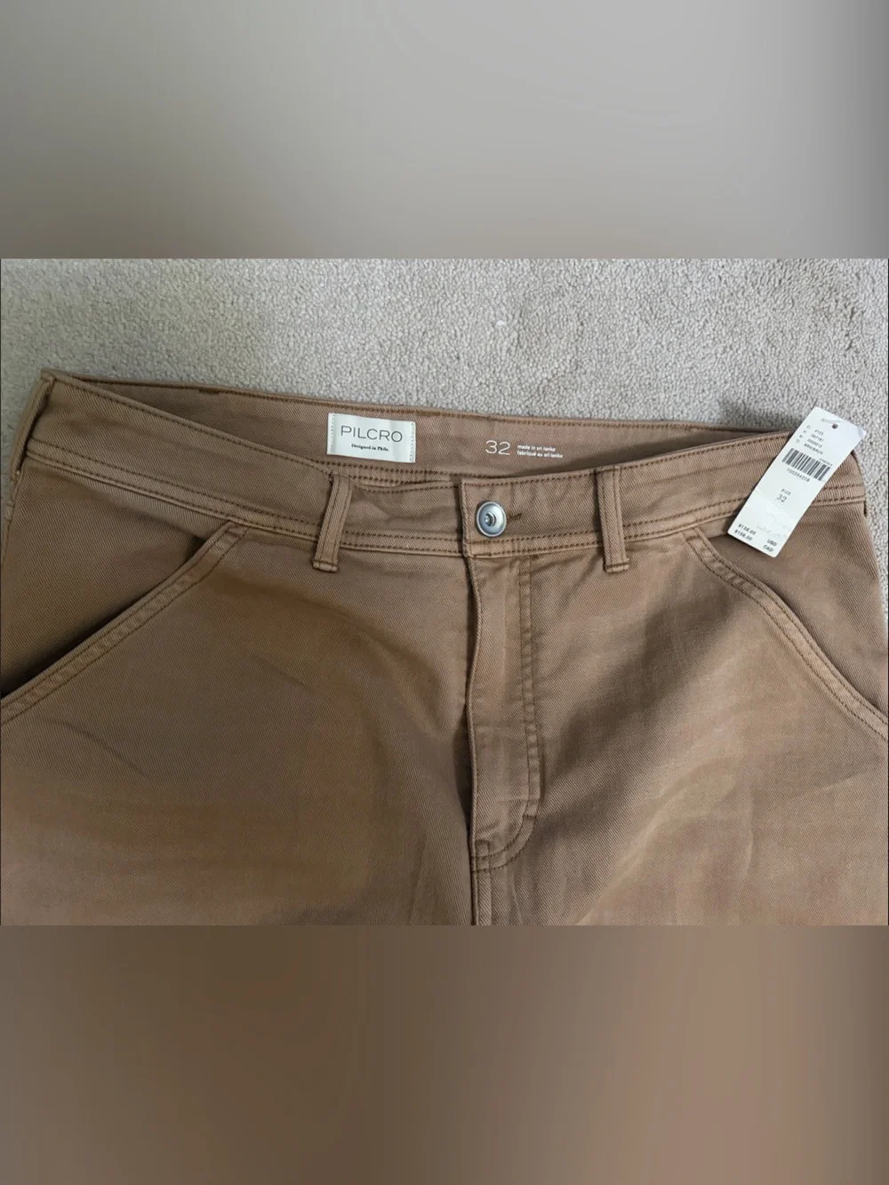 Pilcro high rise Wide-Leg Jeans in Brown